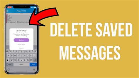 how to delete snapchat messages the other person saved