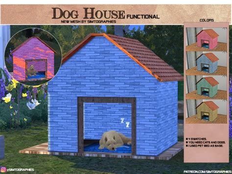 Dog House The Sims 4 Download In 2023 Dog House