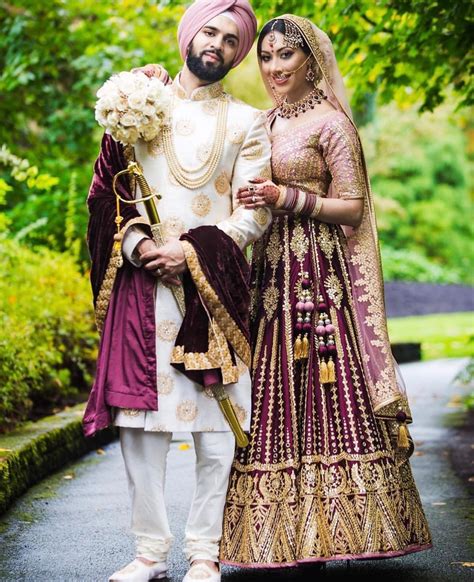 Instagram Punjabi Wedding Couple Couple Wedding Dress Indian Wedding Couple Photography