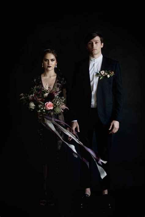 Dark Romance Stunning Moody Wedding Inspiration With Images