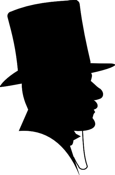Man Wearing A Top Hat Clip Art At Vector Clip Art Online