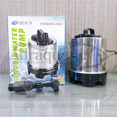 RESUN PENGUIN 4500 PENGUIN WATER PUMP POMPA AIR CELUP FILTER AQUARIUM HIDROPONIK WATER PUMPS