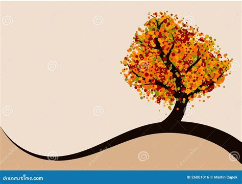 Abstract Autumn Tree Stock Illustration Illustration Of Copy 26001016