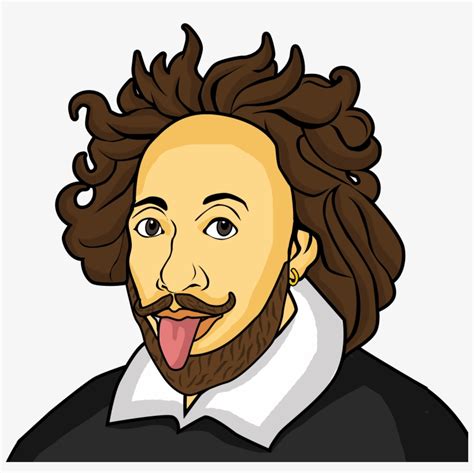 Shakespeare Head Color Hoodie William Shakespeare Cartoon 4500x4050
