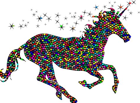 Horse Silhouette Unicorn Clip Art Unicorn Png Download 24001772