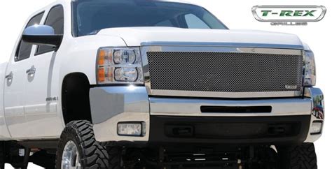 Chevrolet Silverado T Rex Upper Class Polished Stainless Mesh Grille