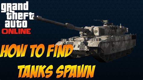 Gta Online Free Tank Rhino Tank Spawn Location How To Get Gta Online Youtube