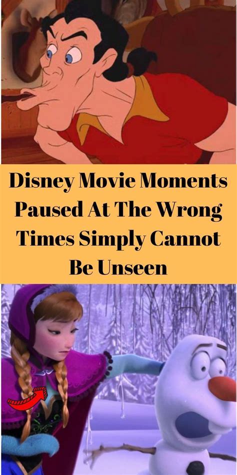 Disney Movie Moments Paused At The Wrong Times Simply Cannot Be Unseen