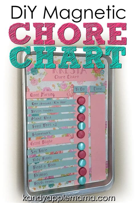 Diy Magnetic Chore Chart Free Printable Stepmomming Coaching And
