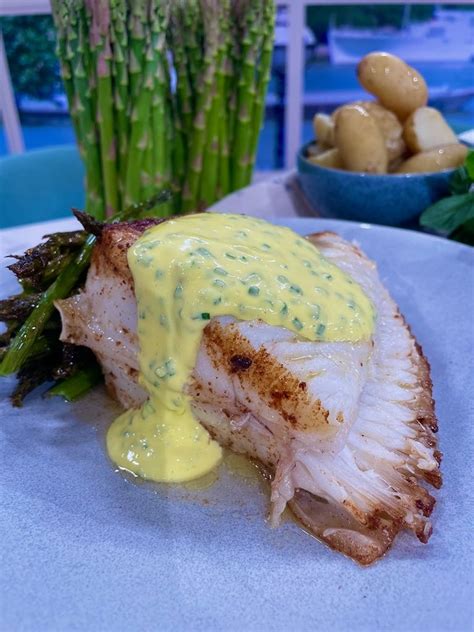 Simple Roast Turbot With Chive Hollandaise Vickery Tv