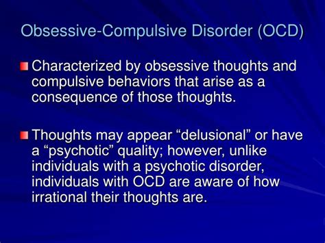 Ppt Obsessive Compulsive Disorder Ocd Powerpoint Presentation Free