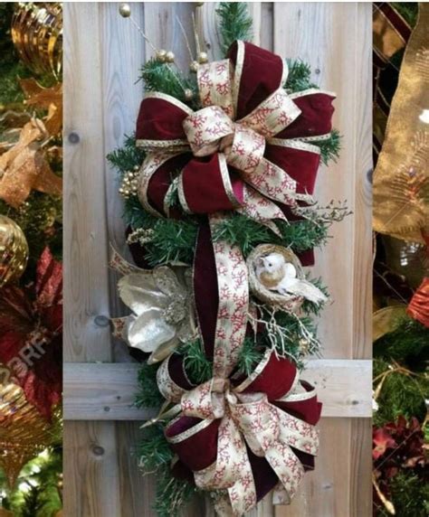Christmas Wreath For Front Door Elegant Christmas Swag Elegant