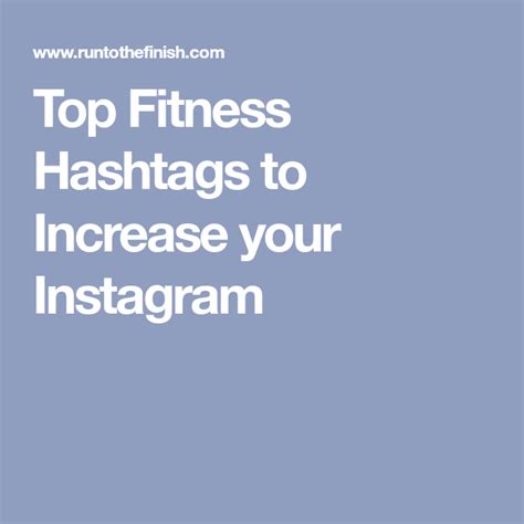 Best Fitness Instagram Hashtags To Grow Your Following Best Fitness