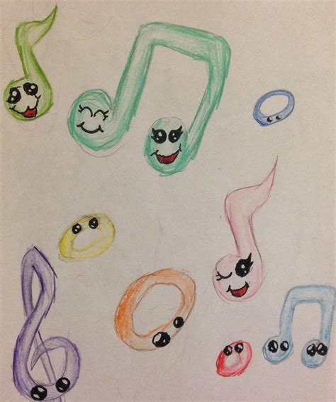 Cute Music Notes By Pianolover101 On Deviantart