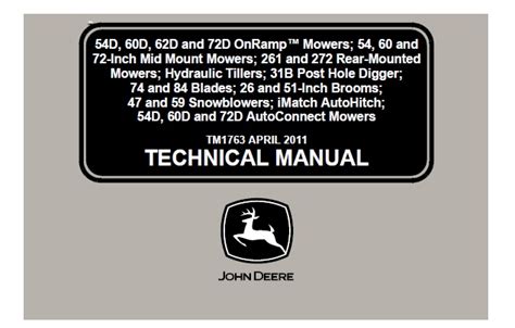 John Deere Mowers Series 54d 60d 62d 72d Onramp And Autoconnect 261