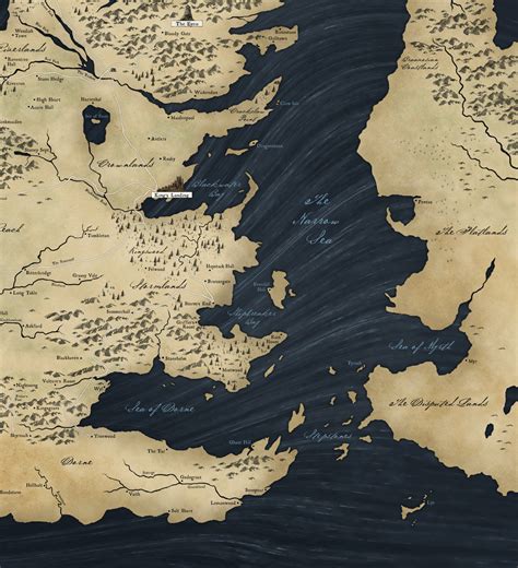 Hbo Game Of Thrones Viewers Guide With A Fancy Map Hbo Game Of