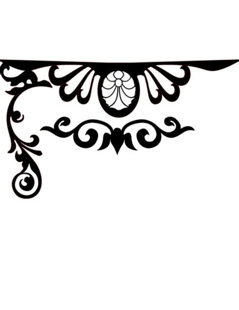 Laser Cut Floral Border Design 12 Free Dxf File Free Download Dxf