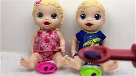 Baby Alive Snackin Twins Luke And Lily Unboxing Youtube