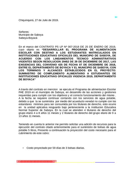 Carta De Solicitud De Empleo