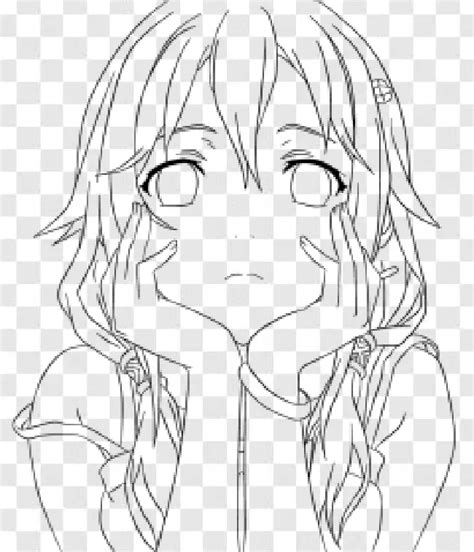 Anime Line Art Free Clipart Hd Transparent Background Free Download