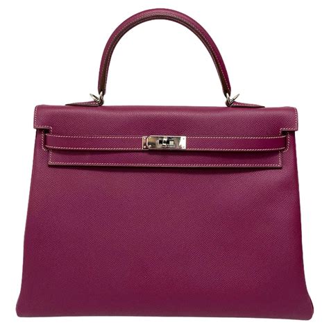 Hermes Kelly Sellier 32 Bordeaux Box Calf At 1stdibs Hermes Kelly