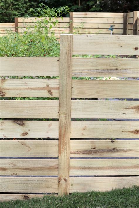 How To Build A Fence Part 2 Bower Power Wood Fence Design Modern