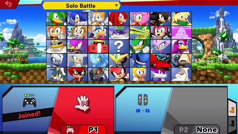 I Made This Mockup Of A Character Select Screen For A Sonic Themed