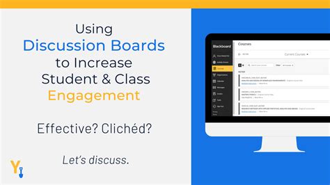 Do Discussion Boards Increase Student And Class Engagement Yellowdig