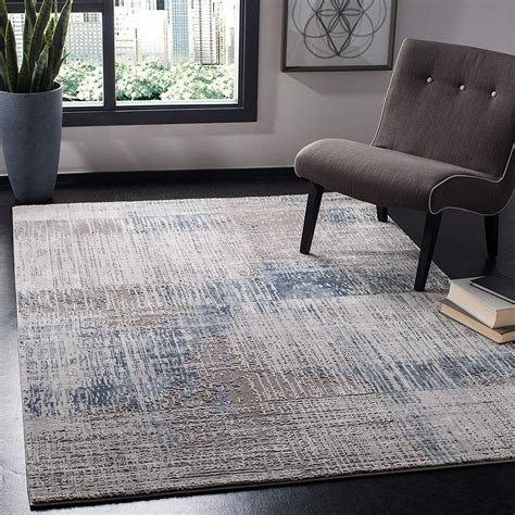 Safavieh Craft Collection Cft874f Grey And Blue 9 X 12 Area Rug