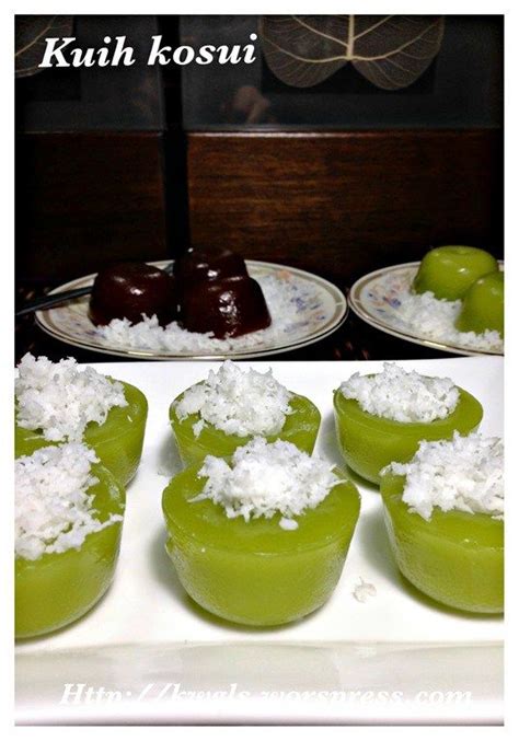 Resepi kuih kaswi gula merah / kosui sukatan cawan. Pandan Green Or Gula Melaka Brown, You Decide-Kuih Kosui ...