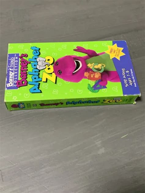 Barneys Alphabet Zoo Vintage Vhs Barney And Friends Collections 1994 7
