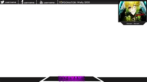 12 Stream Overlay Psd Images Blank Twitch Stream Overlay Twitch