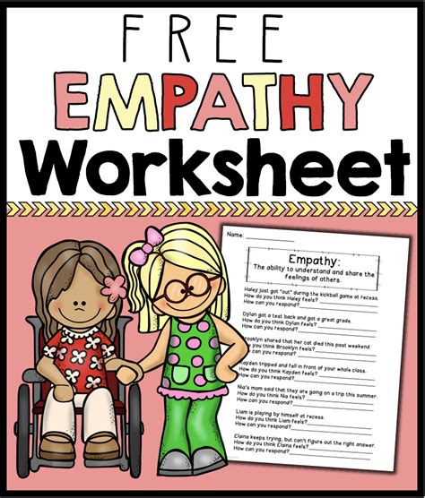 Printable Free Empathy Worksheets