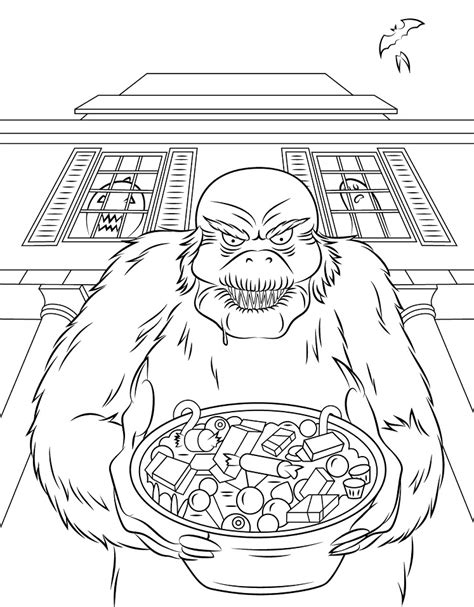 Gummy Bears From Goosebumps Coloring Page Free Printable Coloring