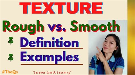 Texture Rough Objects Vs Smooth Objects Definitions Examples
