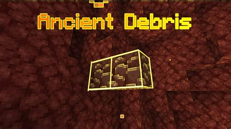 How To Find Ancient Debrisjava Bedrock And Pocket Edition Youtube