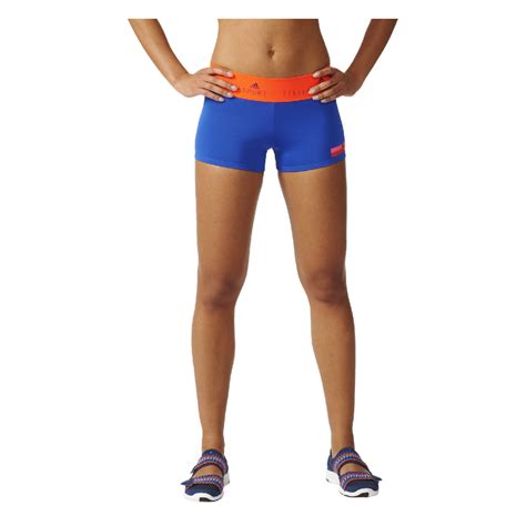 Adidas Womens Stella Sport Workout Training Shorts Blue