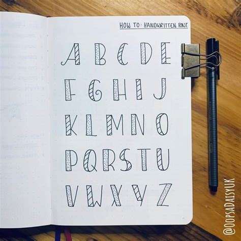 The Best Hand Lettering Easy Fonts To Write References