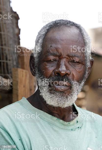 Elderly African Man Mugshot Stock Photo Download Image Now Portrait