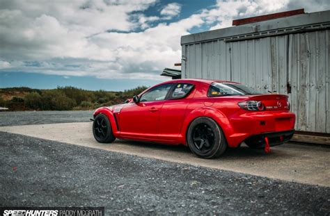 A Mazda Rx 8 Drift Car With A Cummins Diesel Swap Turbo And Stance