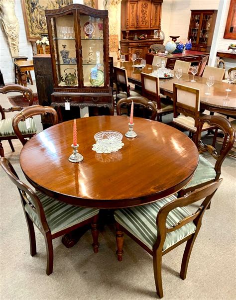 Buy Mahogany Round Dining Table From Tyabb Antique Centre