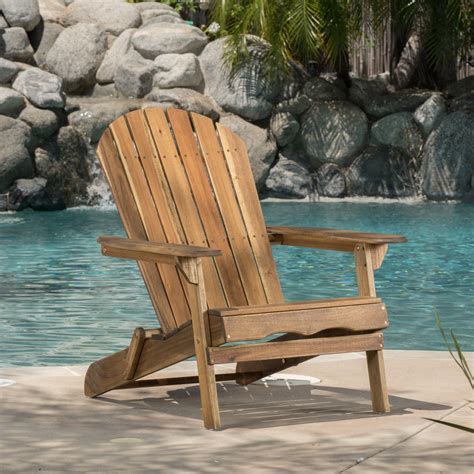 It can be combined with a folding table. Milan Outdoor Folding Wood Adirondack Chair | Walmart Canada