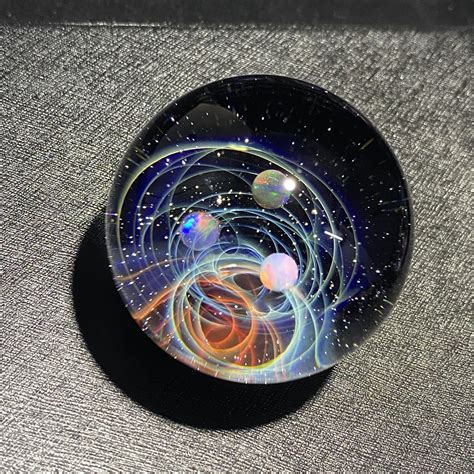 Galaxy Glass Sphere Ornament Universe Star Galaxy Glass Pendant