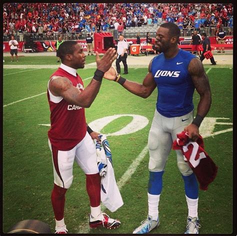 Calvin Johnson And Patrick Peterson Exchange Jerseys After Game