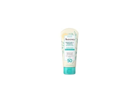 Aveeno Positively Mineral Sunscreen Lotion Sensitive Skin Spf 50 3