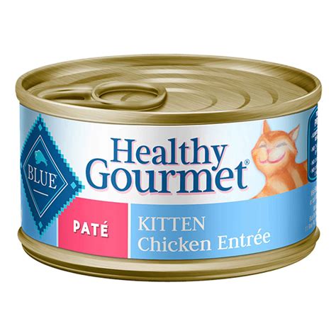 With our primer on natural nutrition, you can give your feline friend the food she needs. Blue Buffalo Healthy Gourmet Chicken Canned Kitten Food ...