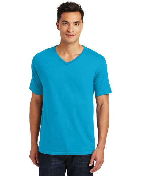 District Dt1170 Mens Perfect Weight V Neck Tee