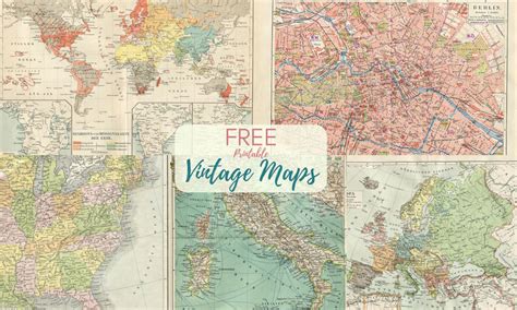 Yandex.maps will help you find your destination even if you don't have the exact address — get a route for taking public transport, driving, or walking. Wonderful Free Printable Vintage Maps To Download - Pillar ...