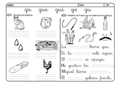 30 Fichas Para Aprender La Letra G Preescolar Y Primaria Alumno On
