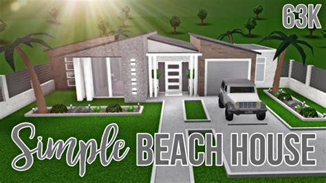 Roblox Bloxburg Beach House Tutorial